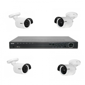 HD Überwachungssystem 4x 2.0MP IR-Kameras + 4 CH Rekorder-IS-HDHKS09