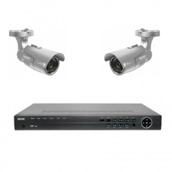 HD Überwachungssystem 4 CH Rekorder + 2x2.0MP Kameras-IS-HDHKS20