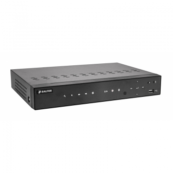 BALTER Hybrid HD-TVI/AHD/CVI 8-Kanal Videorekorder+4 IP -Kanäle