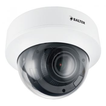 BALTER 5.0MP EXIR Analog HD Dome-Kamera, 2.8-12mm Motorzoom, Nachtsicht 30m, Smart-IR, WDR 120dB, Privatzonen