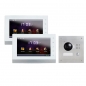 Mobile Preview: IP Türklingel mit Kamera für 1-Familienhaus mit Unterputz Außenstation und 2x7" LCD-2IPSET11