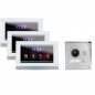 Preview: IP Videotürsprechanlage für 1-Familienhaus mit Aufputz Außenstation und 3x7"LCD-3IPSET01