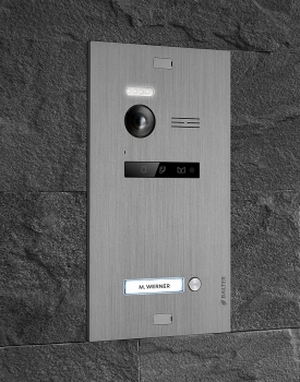 Video Gegensprechanlage BALTER EVO 2-Draht BUS  für Einfamilienhaus mit 2 x Touchscreen 7" Monitor