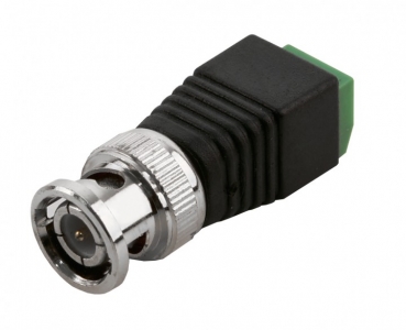 Adapter von BNC-Stecker (Koaxialkabel) auf 2-Draht-Kabel